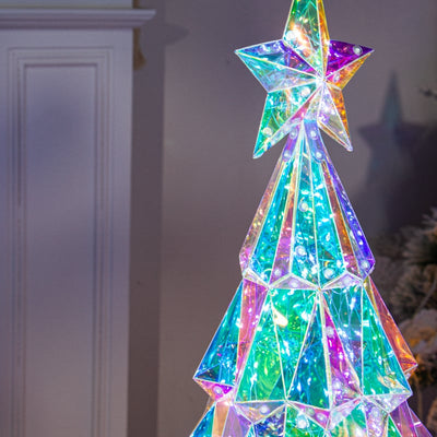 🎅 Früher Weihnachtsverkauf 🎅✨Reguläre Weihnachts-Hologramm-Figur für Innen- und Außenbereich mit Fernbedienung