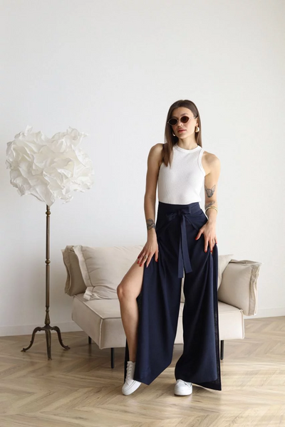 Greta™ Lose Leinenhosen