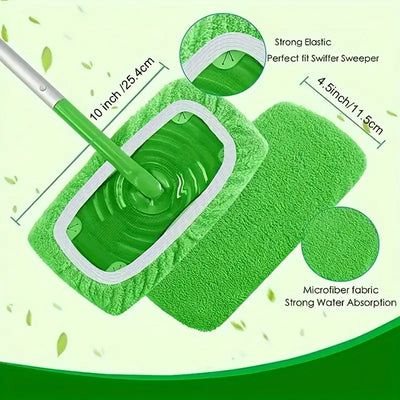 2+2 Gratis | Wiederverwendbare Mopps für Swiffer Sweeper™ - Langfristige Reinigung für alle Oberflächen