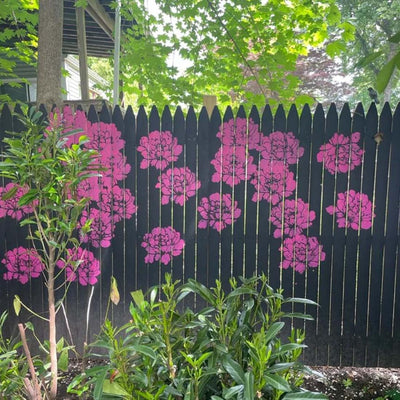 Eptchn Gartenzaun Große Blumen Schablonen DIY Dekoration BloomTrace