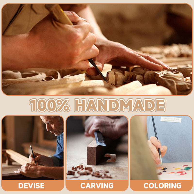 Specht Türklingel | Handgefertigtes Holzdesign | Nostalgisch & Kinderfreundlich