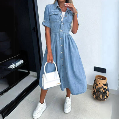 Maja - Trendiges Denim-Kleid