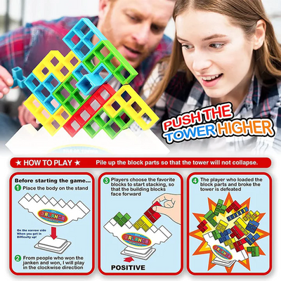 TetrisMagnete™ Magnetisches Tetris-Set