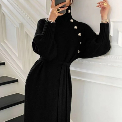 Eleganter Winterkleid für Damen
