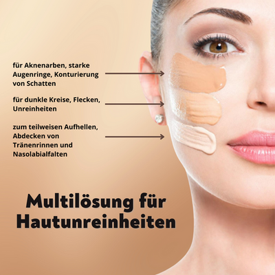1+1 Gratis | Concealer Stick | Langanhaltende Abdeckung gegen Augenringe, Unreinheiten & Narben | Natürliches, ebenmäßiges Finish