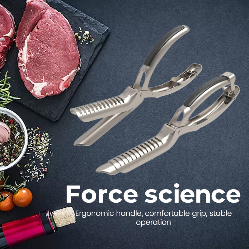 Rippenhaut Entferner Werkzeug | Edelstahl | Für Schweine- & Rinderippen | BBQ & Küche