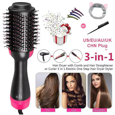 LeichteBürste™ 3-in-1 Haarbürste für einfache Anwendung