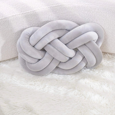 Dekokissen mit Knotenmuster | Geometrisches Design | Waschbar & Weich