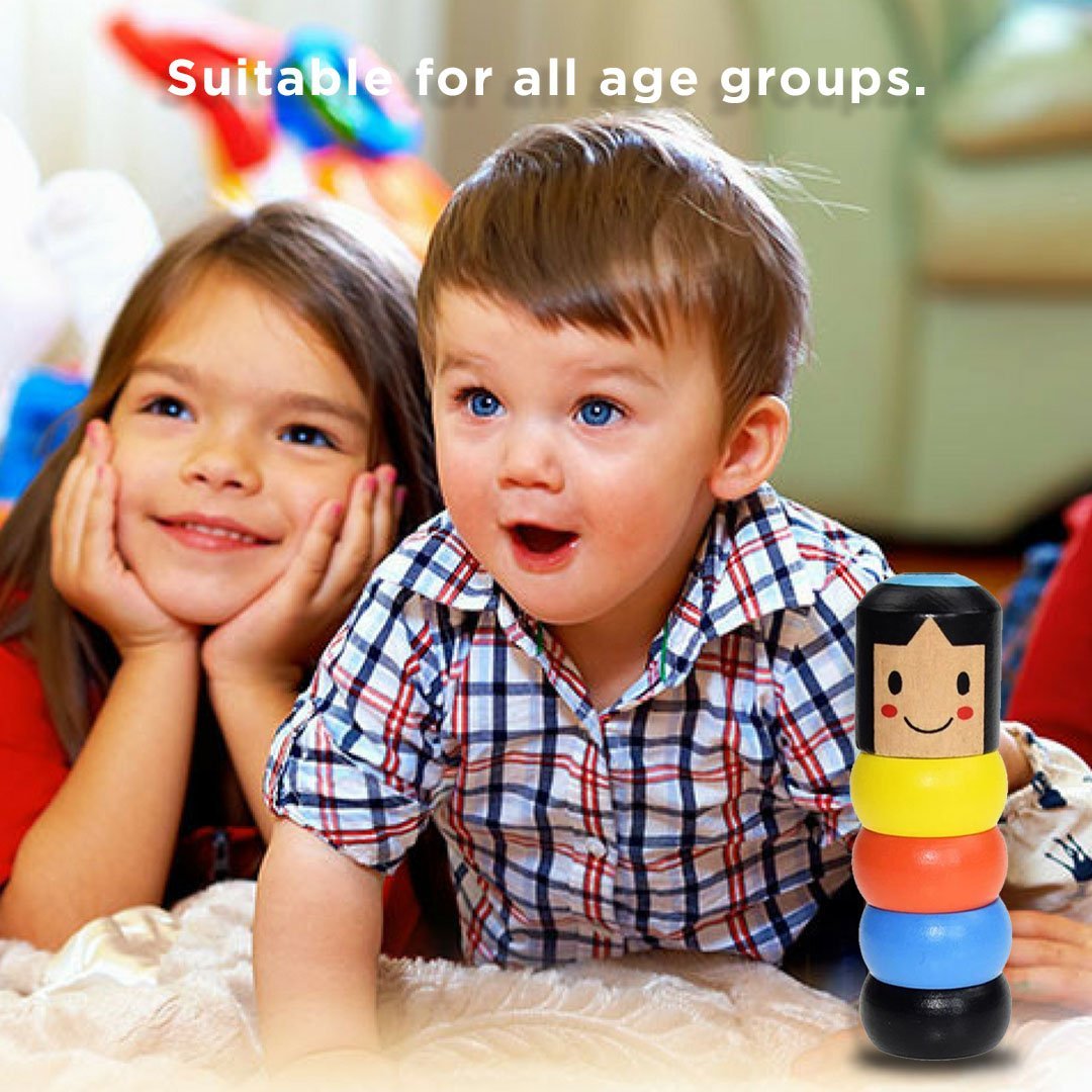 Magischer Holzmann Spielzeug | Unzerbrechlich & Mit Hammer | Kreatives Zauberspiel für Kinder