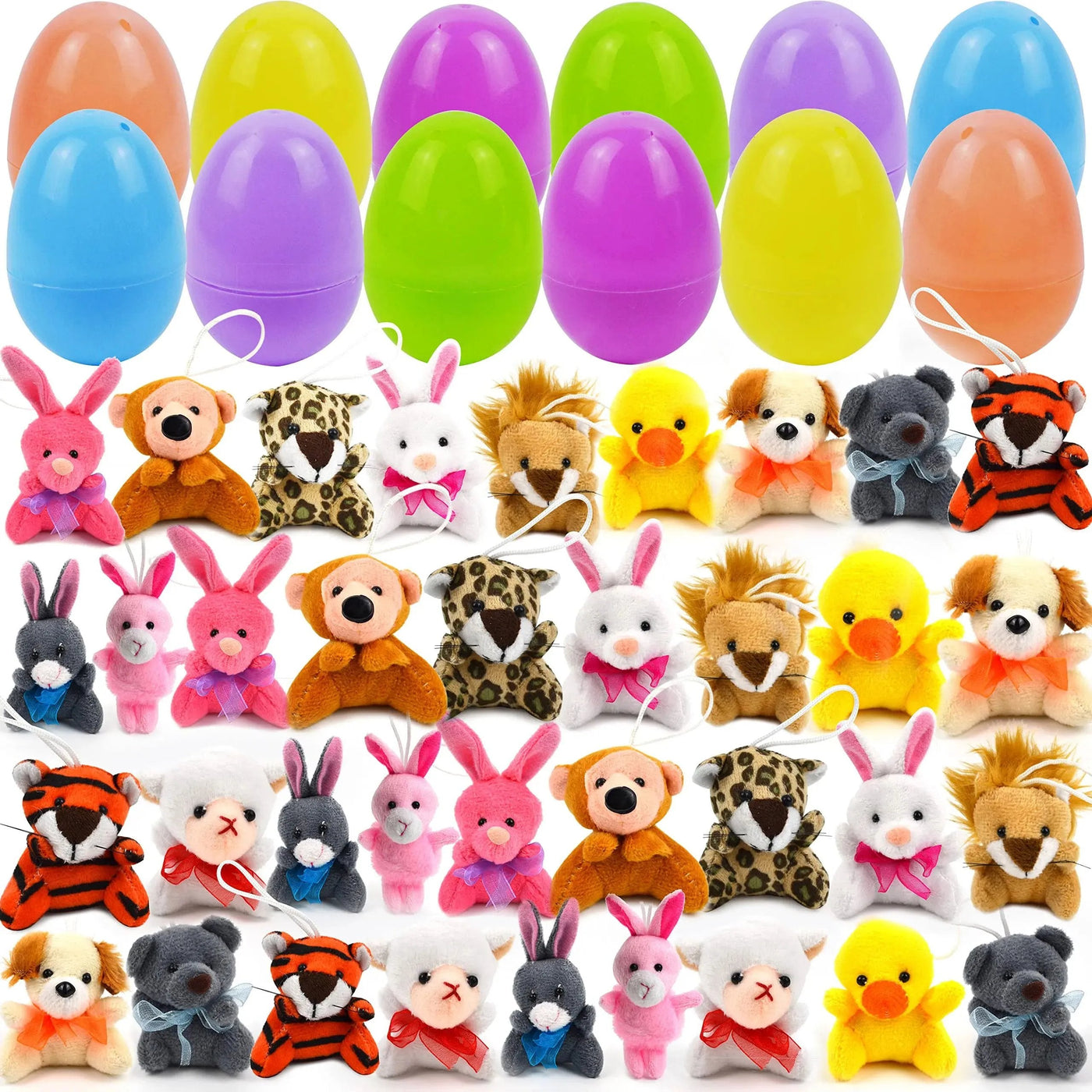 🎁Osterverkauf 50% RABATT😍Vorgefüllte Ostereier, gefüllt mit Plüschspielzeugen
