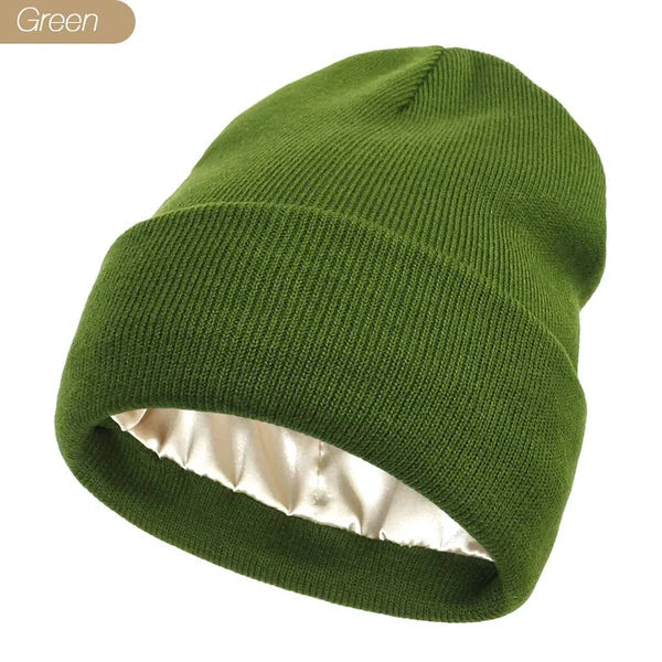 Unisex Beanie | Anti-Statik & Anti-Frizz | Weiches, Glattes Gewebe | Verwirrungsfreies Design