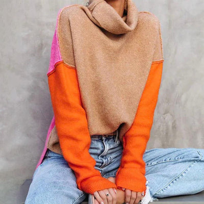 Bella | Schöner Farbblock-Pullover