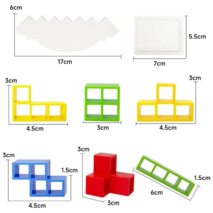 TetrisMagnete™ Magnetisches Tetris-Set