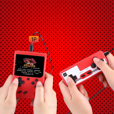 Retro Handgerät Spielkonsole | Klassische Arcade-Spiele | Tragbar & Kinderfreundlich