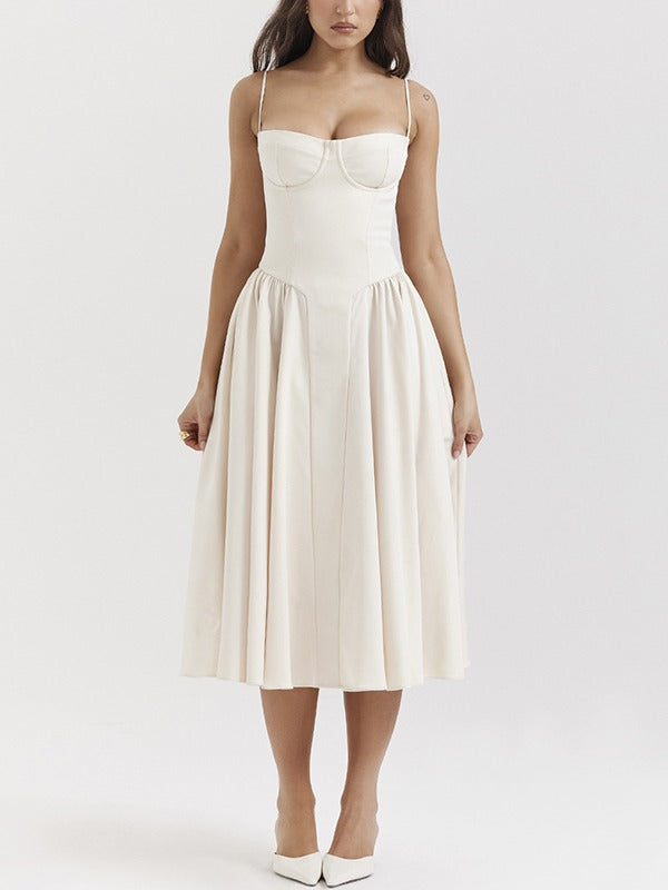 Vivian - Zeitlose Schönheit Midi-Kleid