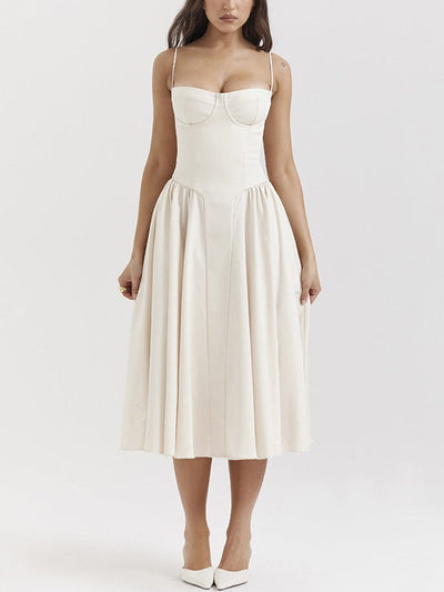 Vivian - Zeitlose Schönheit Midi-Kleid