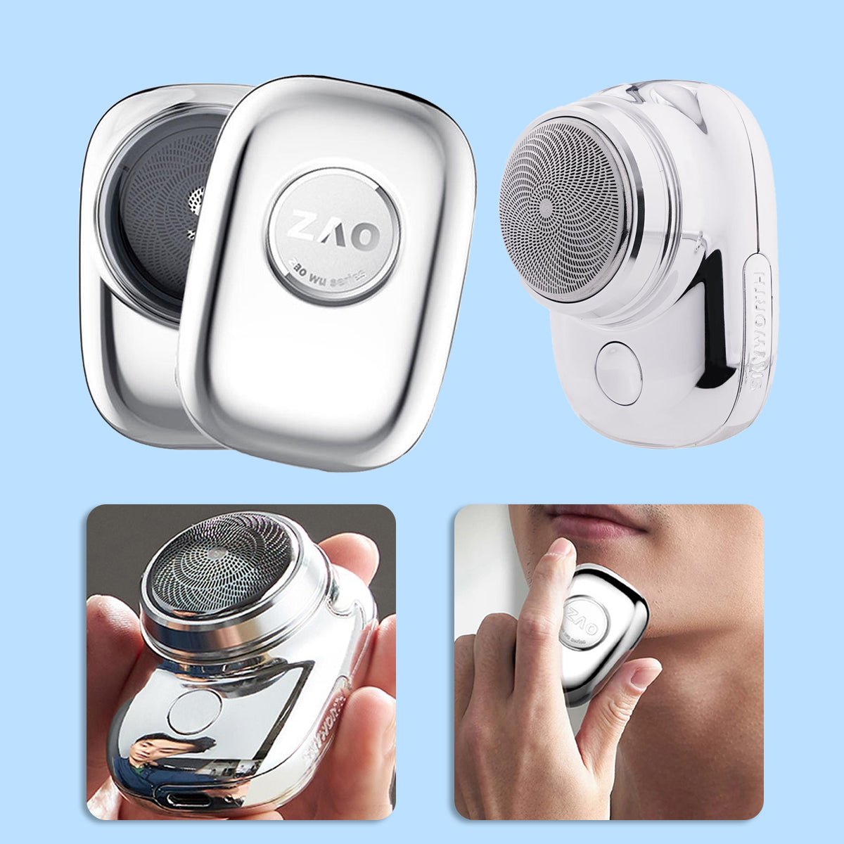 Pro Shaver™️ Erhalte eine glatte Rasur, wo immer du hingehst!