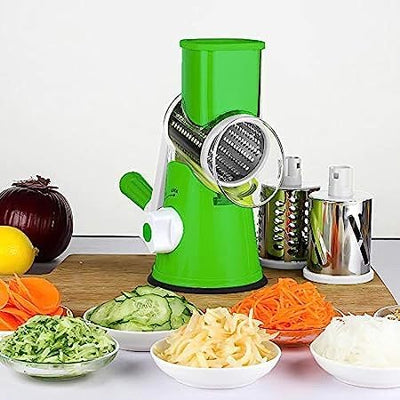 Multifunktionaler Gemüse-Reibe-, Schneide- und Schneidapparat 3 in 1, schnellere Kochzeit