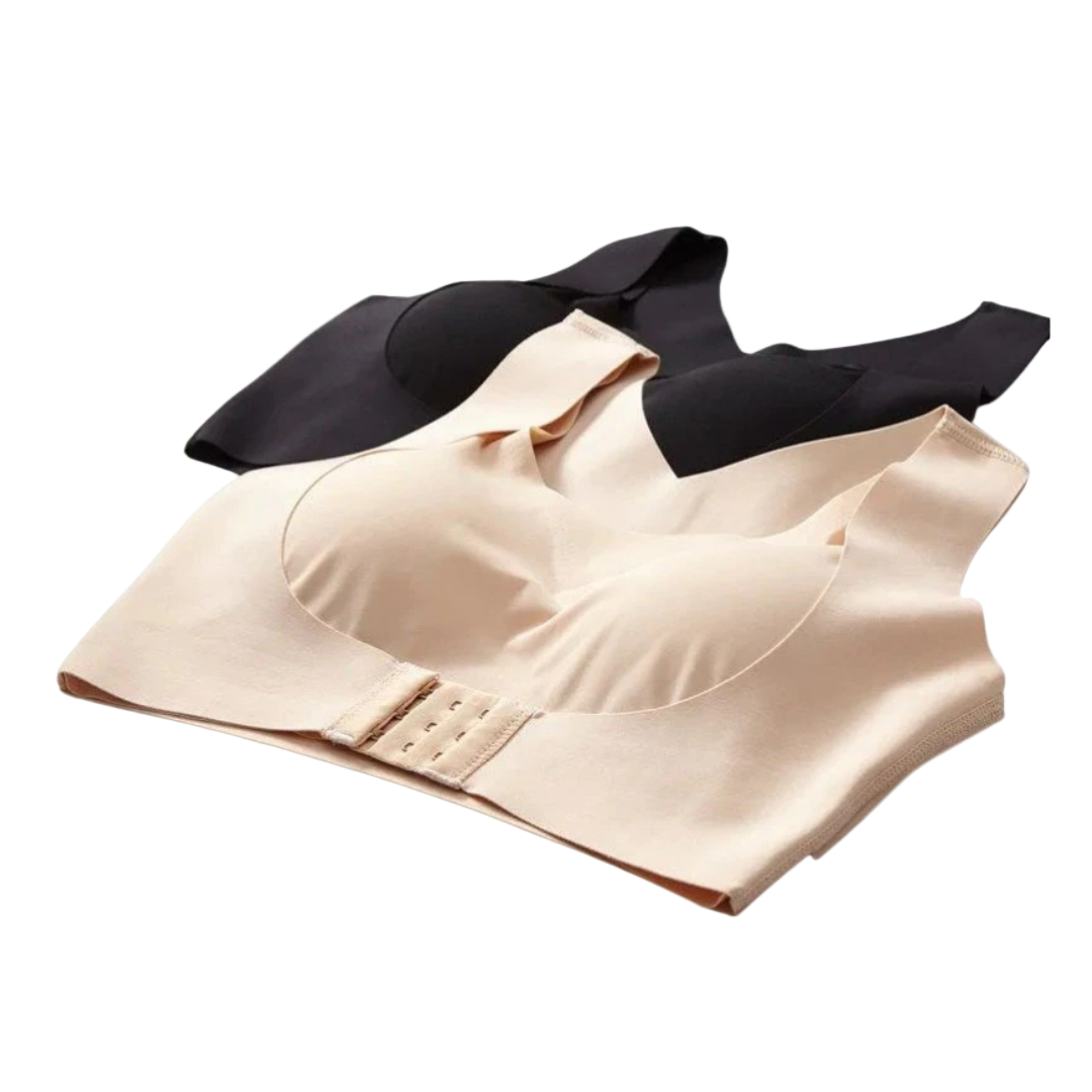 1+1 Gratis | Damen Haltungskorrigierender BH | Kreuz-Rücken-Design | Unsichtbar Unter Kleidung | Frontverschluss