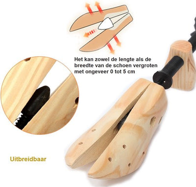 SchuhExpander™ Hölzerne Schuhspanner