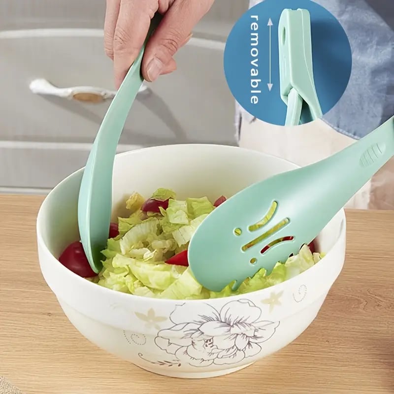 Küchenzange GripServe | 3-in-1 Greifen, Trennen & Servieren | Hitzebeständig & Rutschfest