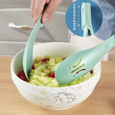 Küchenzange GripServe | 3-in-1 Greifen, Trennen & Servieren | Hitzebeständig & Rutschfest