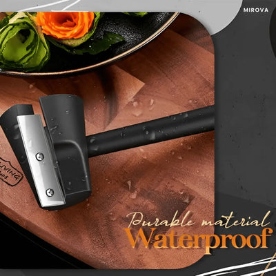 Gemüseschneider & Spiralschneider | Ergonomischer Karotten-Schäler & Curler | Edelstahlklinge