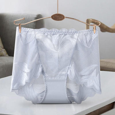 1+2 Gratis | Damen Mid-Waist Panties | Nahtlos Unterwäsche | Unsichtbare Spitze | 3er-Pack