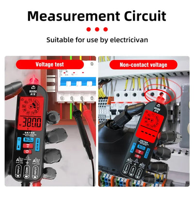 BSIDE A1X Digitales Multimeter | Intelligenter Spannungstester | Wiederaufladbar | Automatikmodus & Displaybeleuchtung