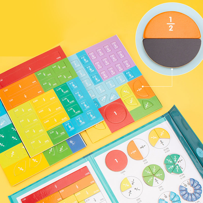 Magnetisches Buch-Bruchteil-Puzzle für Kinder™ - Spielend Bruchrechnen lernen