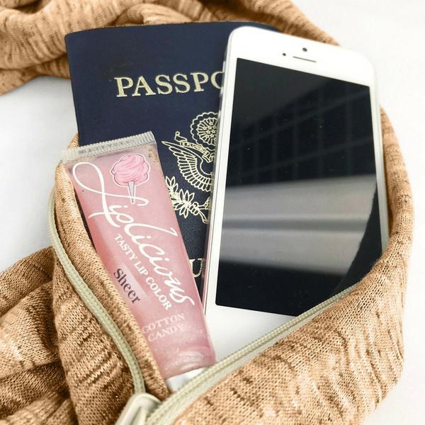 Winter-Schal mit Tasche | Warm & Weich | Modisch & Praktisch für Reisen