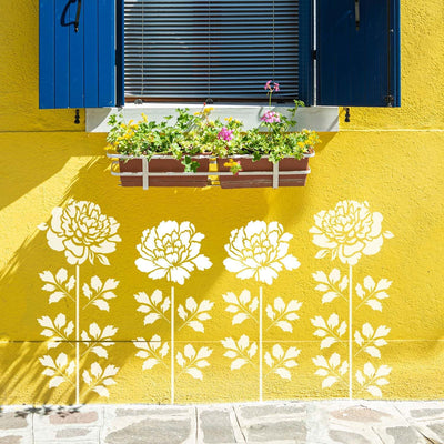 Eptchn Gartenzaun Große Blumen Schablonen DIY Dekoration BloomTrace