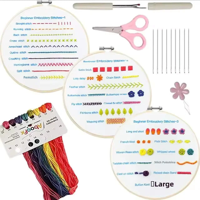 EinfacheStiche™ Kreuzstich-Stickerei-Set für Anfänger