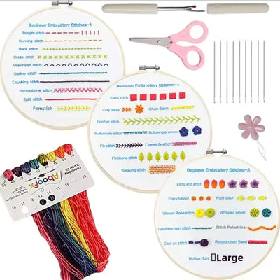 EinfacheStiche™ Kreuzstich-Stickerei-Set für Anfänger