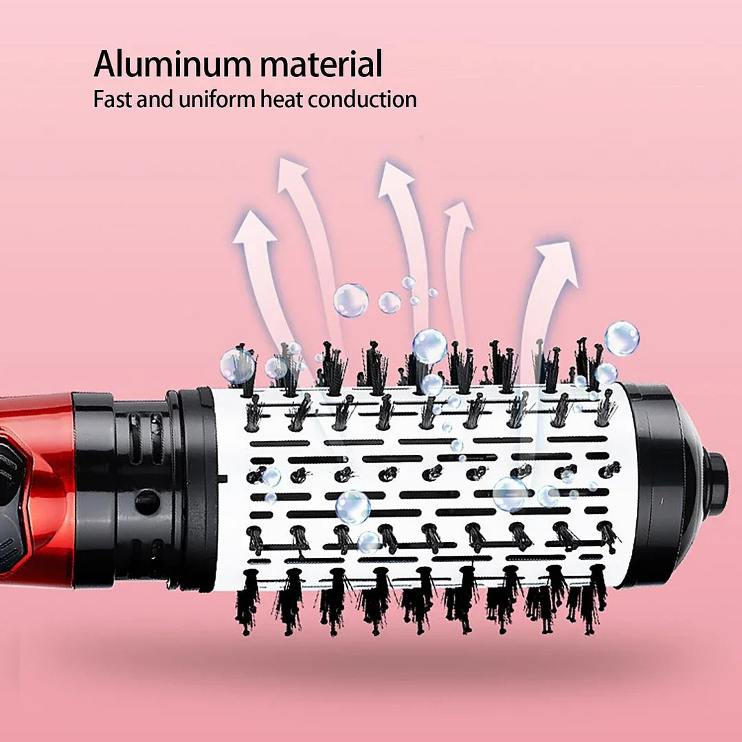 LockenUndStil™ 3-in-1-Ratschen-Hairstyler-Bürste