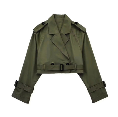 Yara - Stilvoller kurzer Trenchcoat