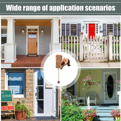 Specht Türklingel | Handgefertigtes Holzdesign | Nostalgisch & Kinderfreundlich