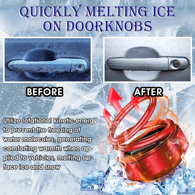 Solar Autoheizung | Kinetisches Molekular-Heizgerät | Auftauen & Enteisen | Tragbare Heizung für Auto & Zuhause