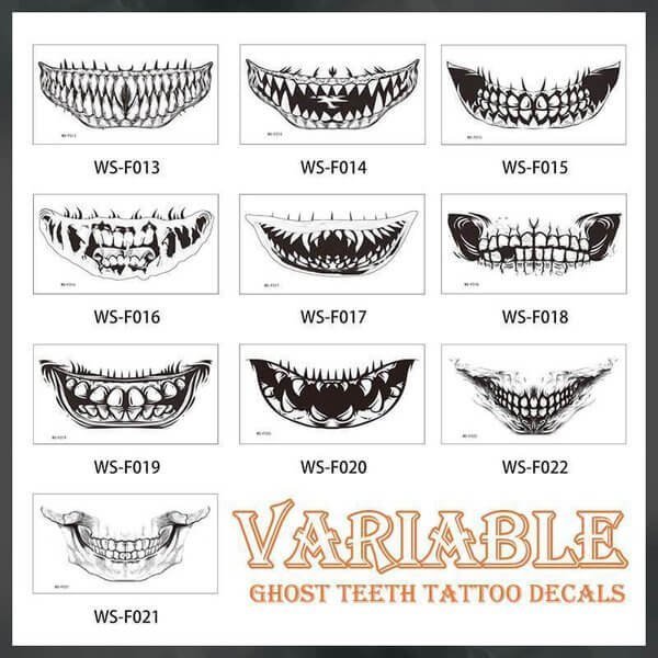 SpukTattoo™ Halloween Beängstigend realistische Effekte