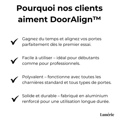 Tür-Ausrichtwerkzeug | Präzise Schranktür-Montage | Verstärktes Aluminium | DIY Möbelmontage leicht gemacht