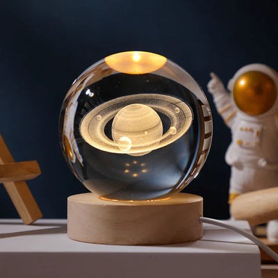 KosmischeSphäre™ 3D-Kristallkugel des Sonnensystems