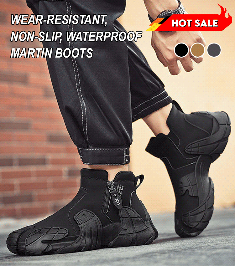 Herren Martin Boots | Wasserdicht & Rutschfest | Strapazierfähig & Bequem