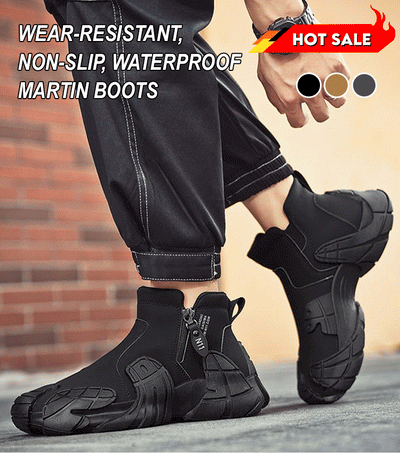 Herren Martin Boots | Wasserdicht & Rutschfest | Strapazierfähig & Bequem