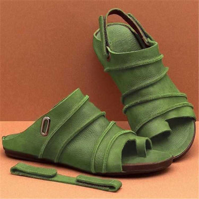 Damen Orthopädische Sandalen | Haltungskorrektur & Schmerzlinderung | Leder | Bequem & rutschfest