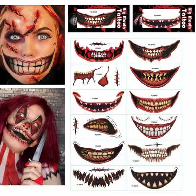 SpukTattoo™ Halloween Beängstigend realistische Effekte