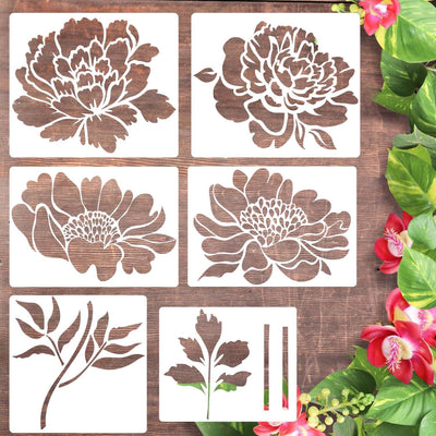 Eptchn Gartenzaun Große Blumen Schablonen DIY Dekoration BloomTrace