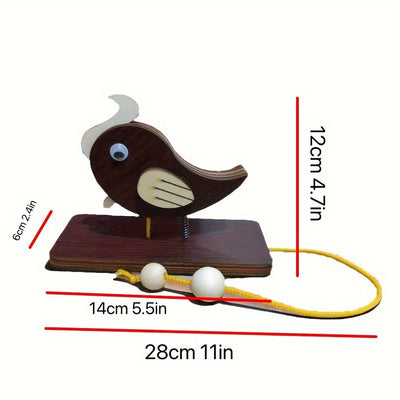 Specht Türklingel | Handgefertigtes Holzdesign | Nostalgisch & Kinderfreundlich