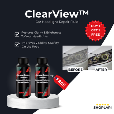 ClearView™ Scheinwerfer-Reparaturflüssigkeit I Letzter Tag 1+1 GRATIS🔥
