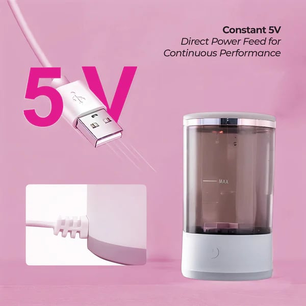 Elektrischer Make-up Pinselreiniger | 2-in-1 Reinigen & Trocknen | Hygienisch & Platzsparend