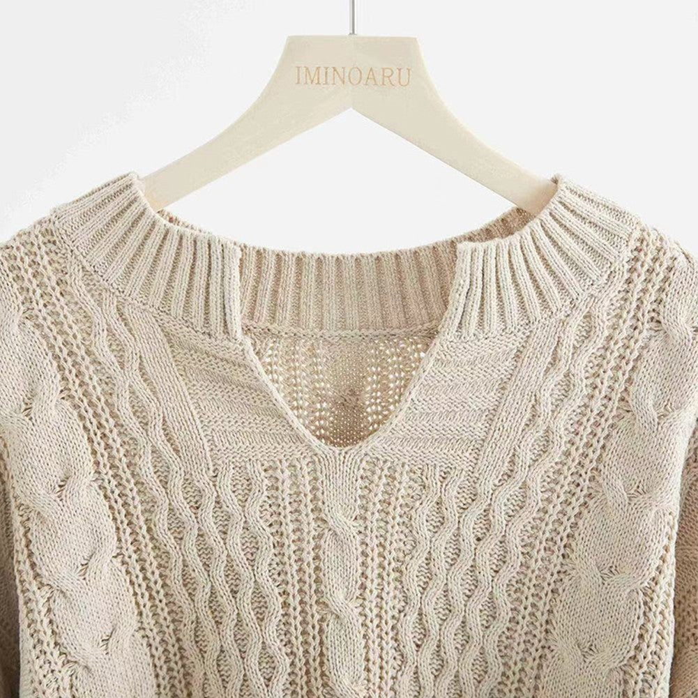 Gracia | Weicher Langarm-Pullover mit femininer Passform